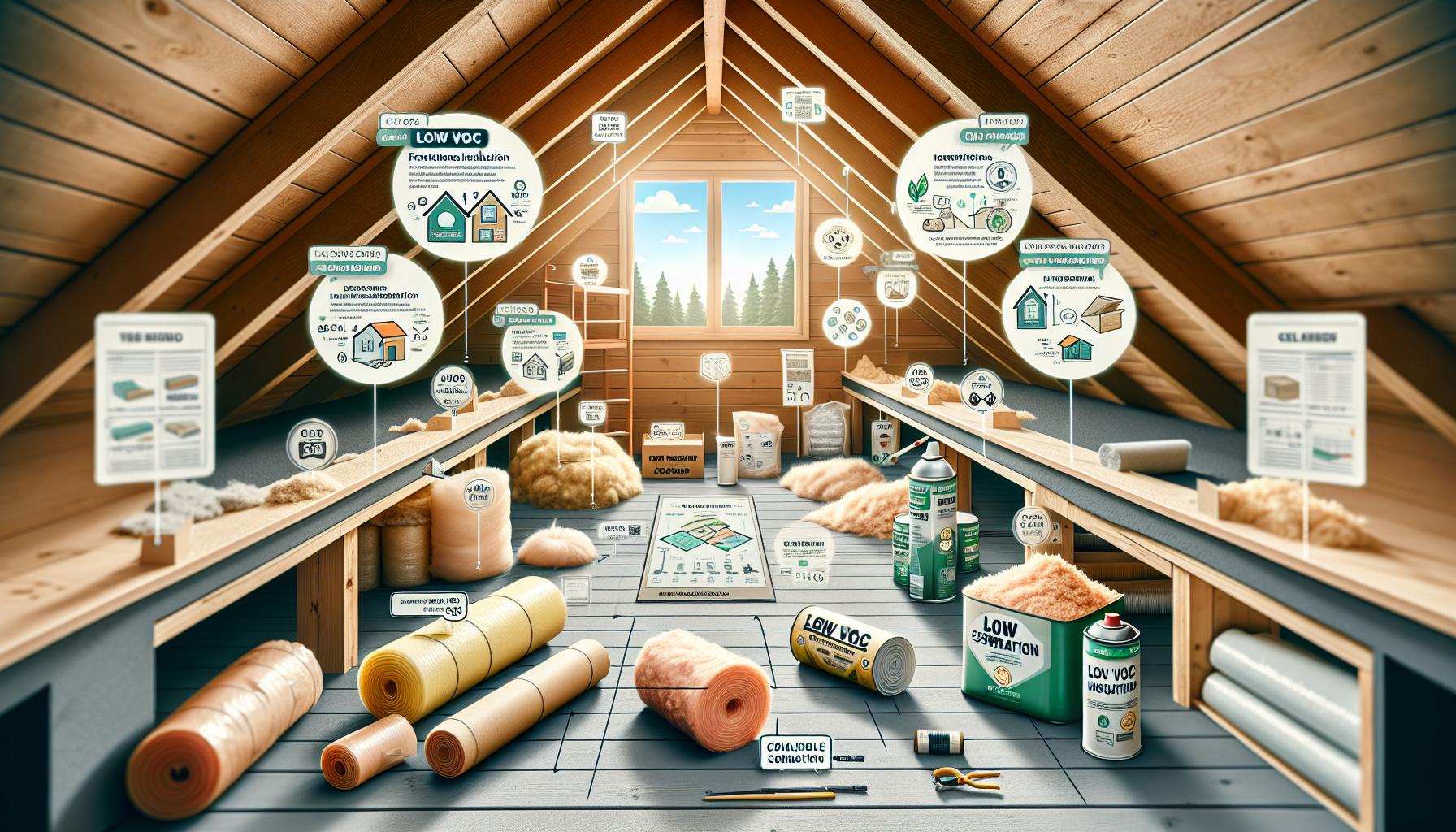 low VOC Insulation for Attics


