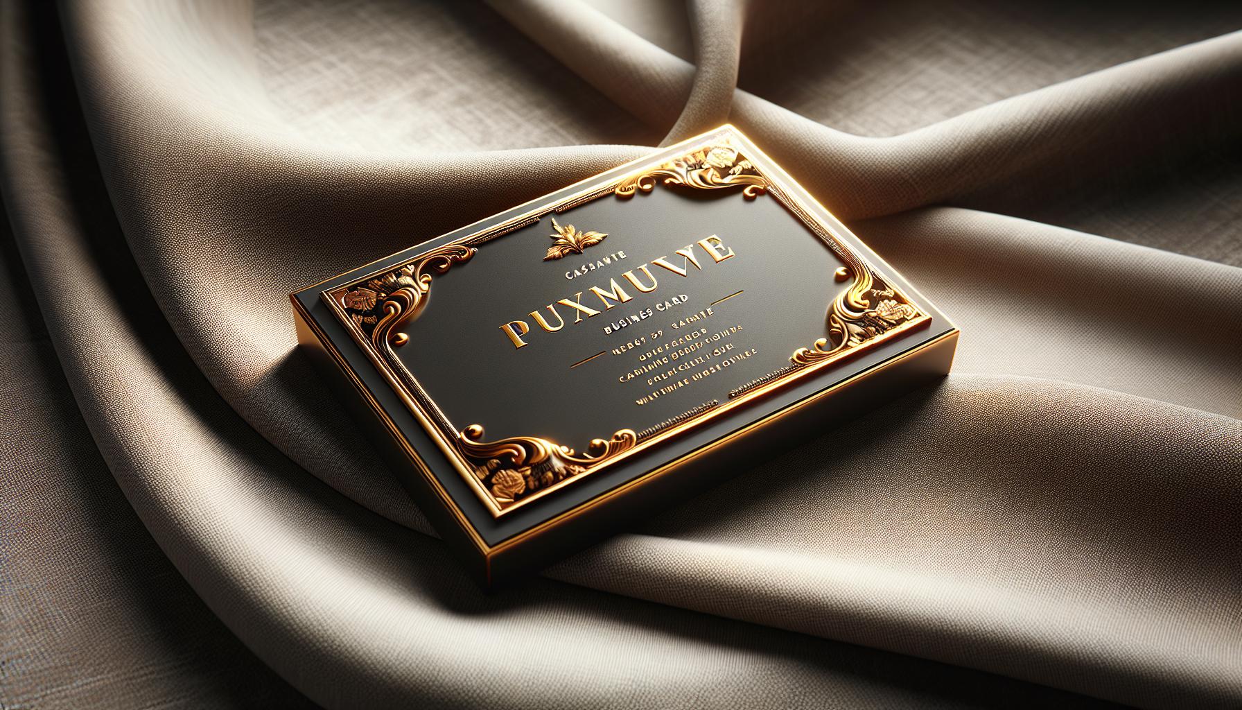 Be Different with Luxury Business Card