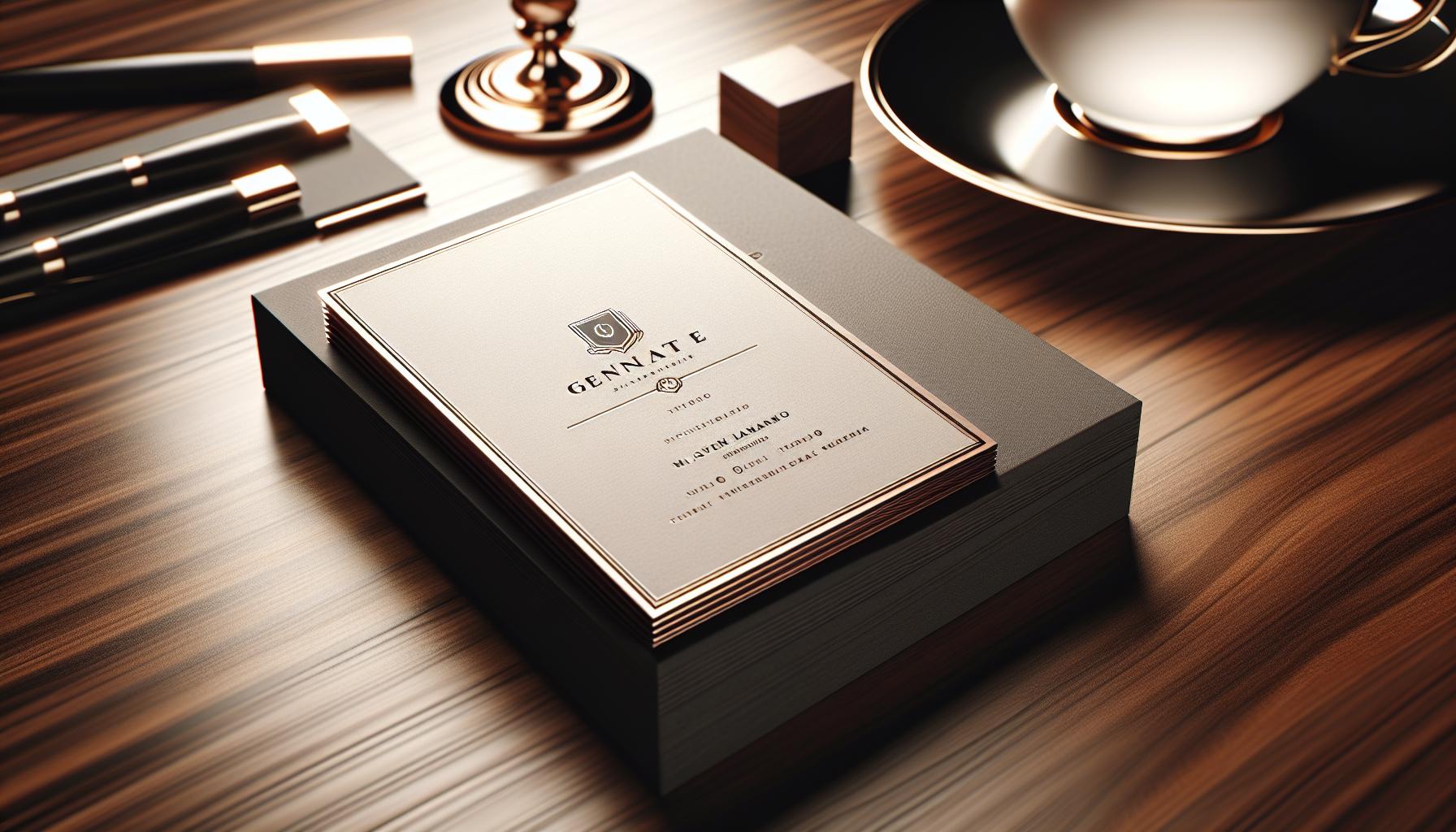 Be Different with Luxury Business Card