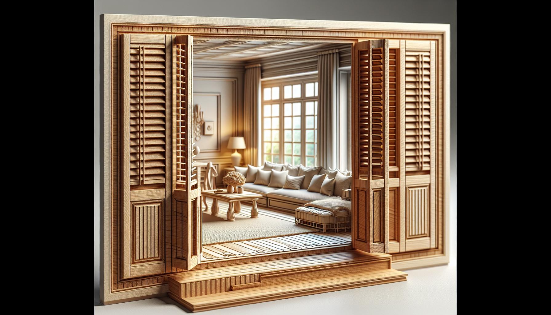 High-end decorative window shutters
