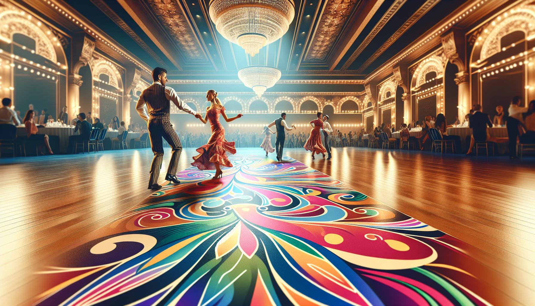 How to Install A Dance Floor Decal by Best Wedding Backdrops