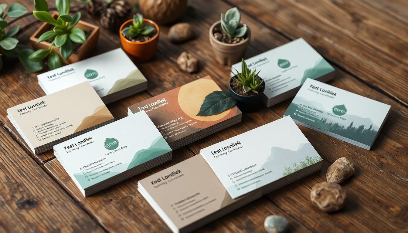 Landscaping Business Cards Ideas