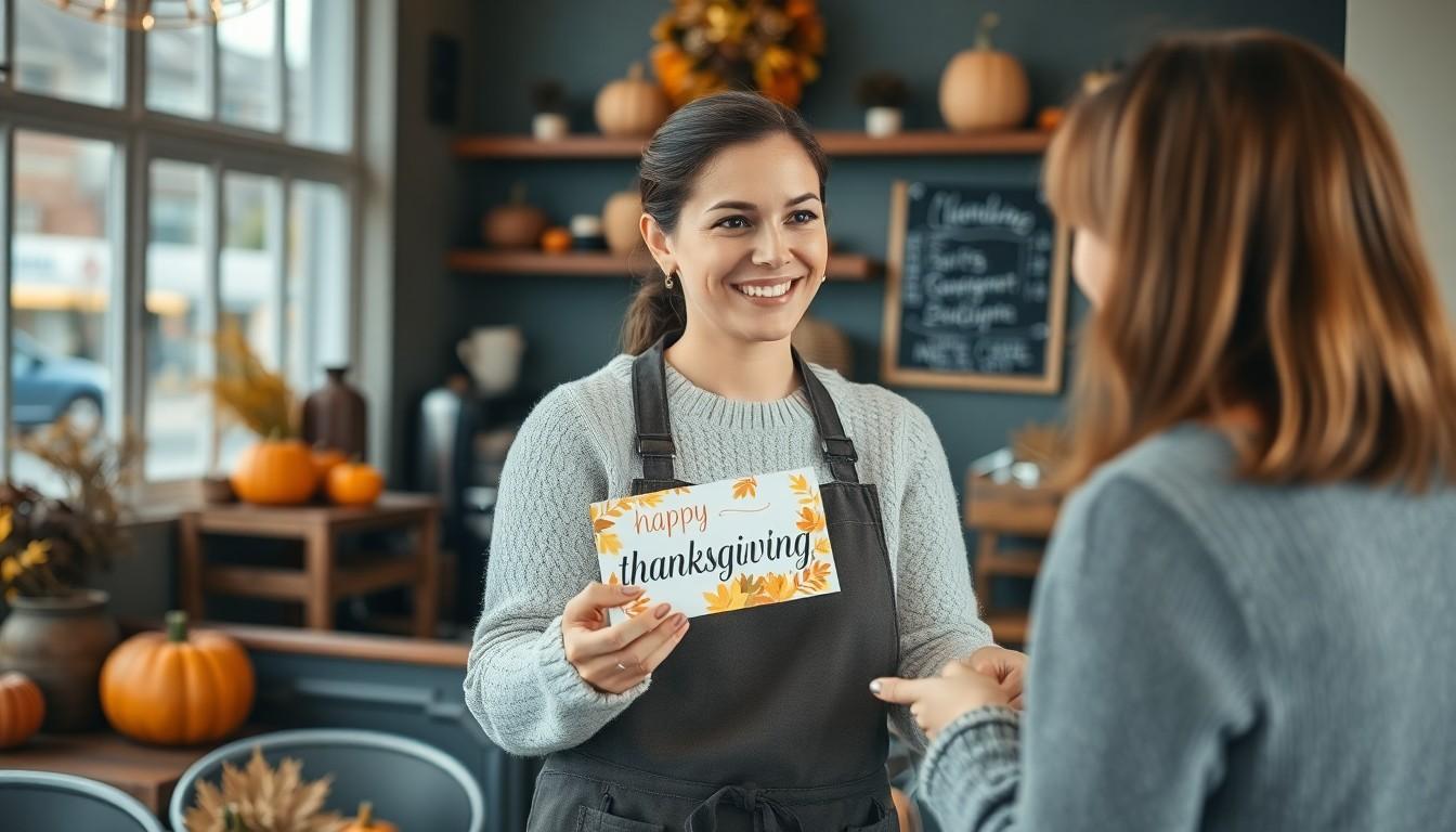 Ways Your Small Business can say Thank You this Thanksgiving