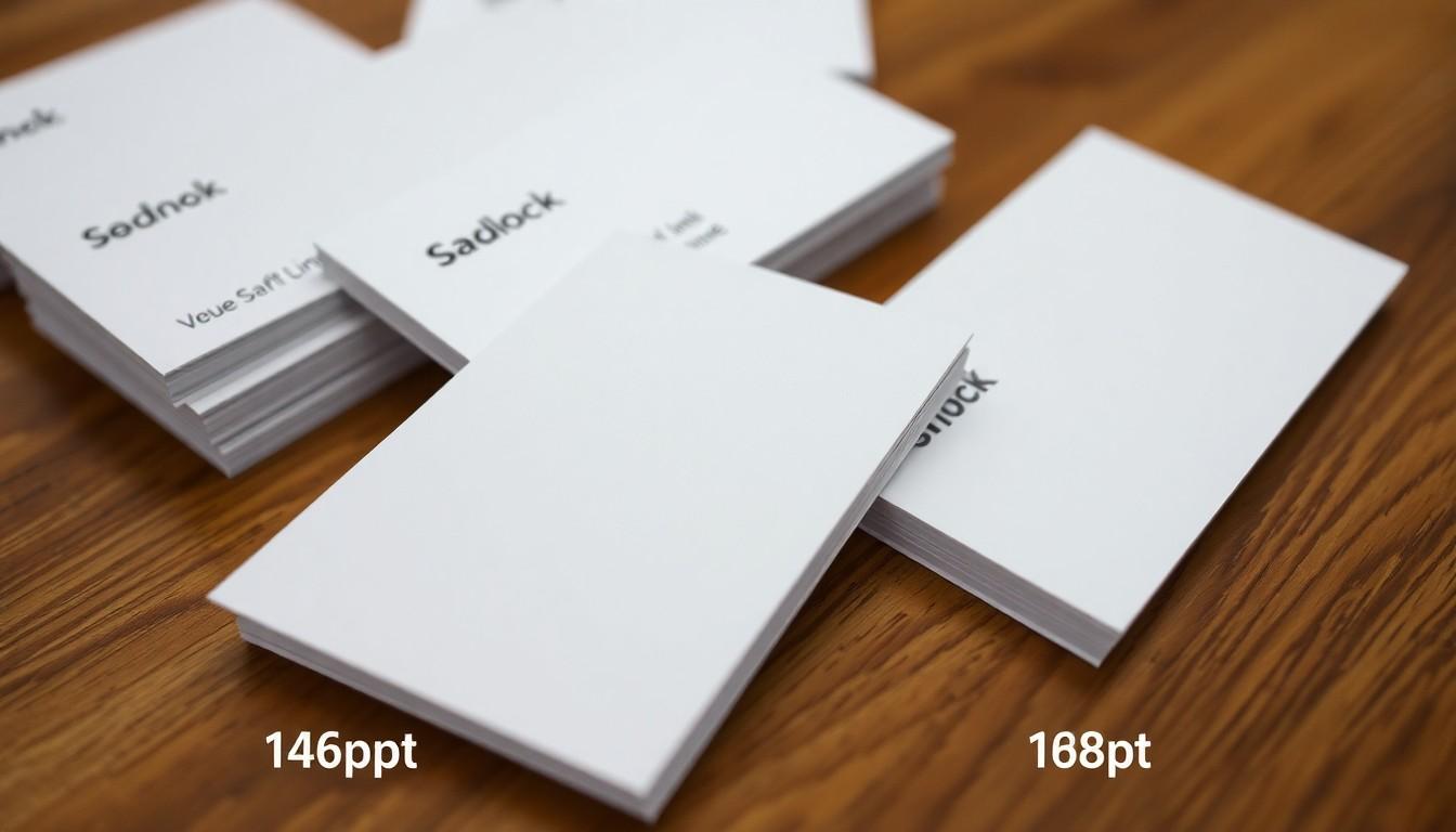 Business Card Thickness: How Thick Should Your Card Be?