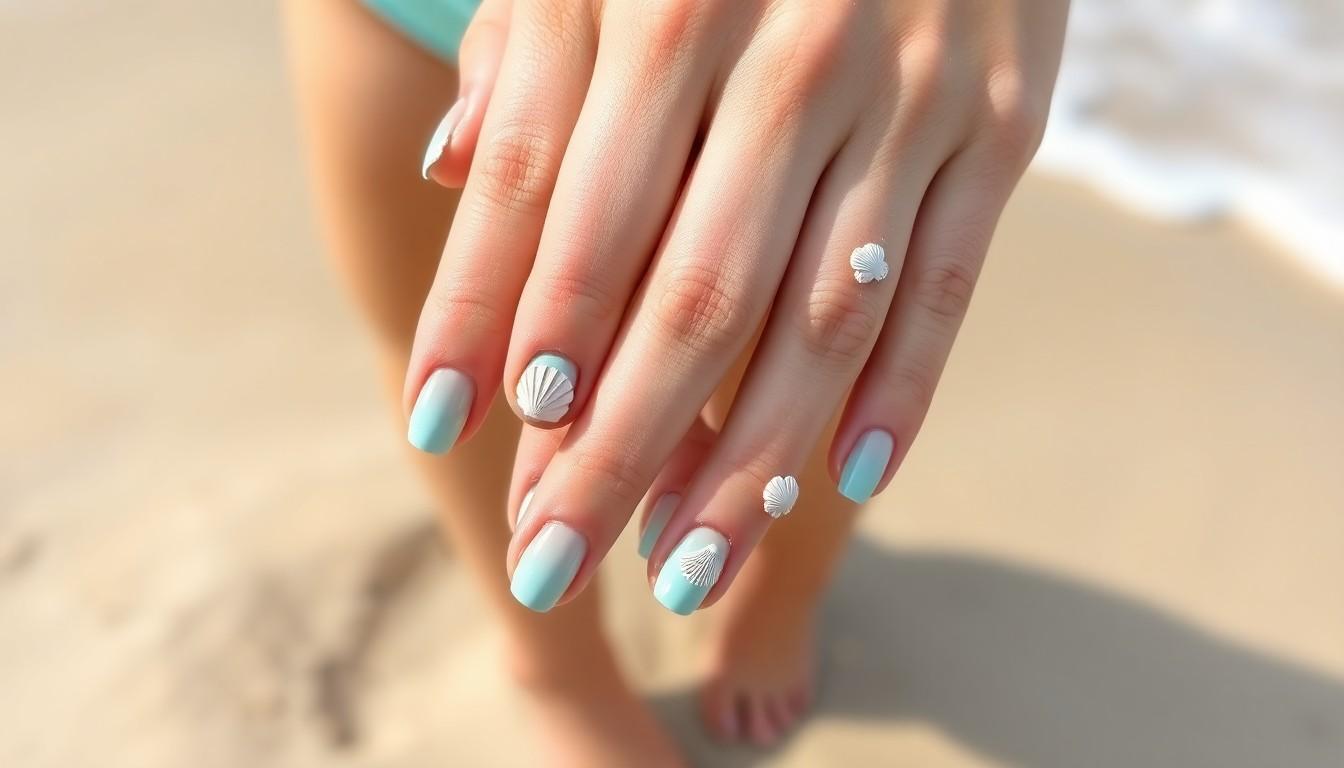 25 Stunning Short Nail Ideas for Summer: Cute Designs for Your Active Beach Days 8 25 Stunning Short Nail Ideas for Summer: Cute Designs for Your Active Beach Days 7