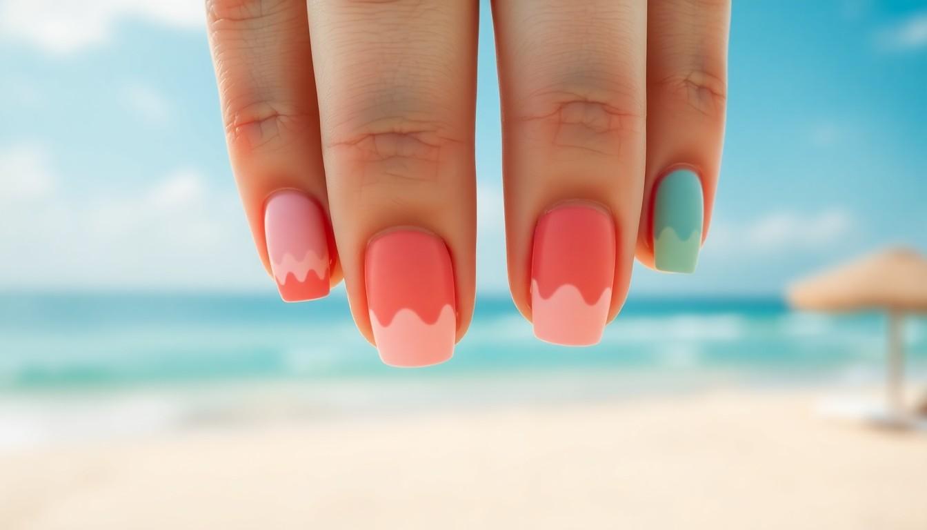 25 Stunning Short Nail Ideas for Summer: Cute Designs for Your Active Beach Days 12 25 Stunning Short Nail Ideas for Summer: Cute Designs for Your Active Beach Days 11