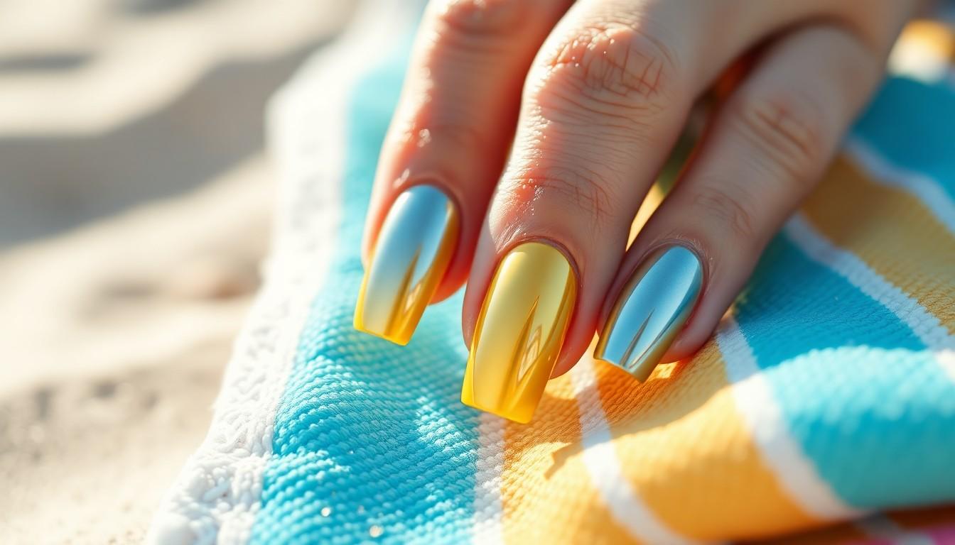 25 Stunning Short Nail Ideas for Summer: Cute Designs for Your Active Beach Days 14 25 Stunning Short Nail Ideas for Summer: Cute Designs for Your Active Beach Days 13