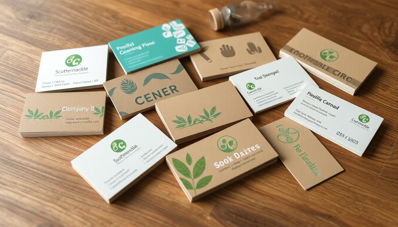 Business Card Ideas for Cleaning Service