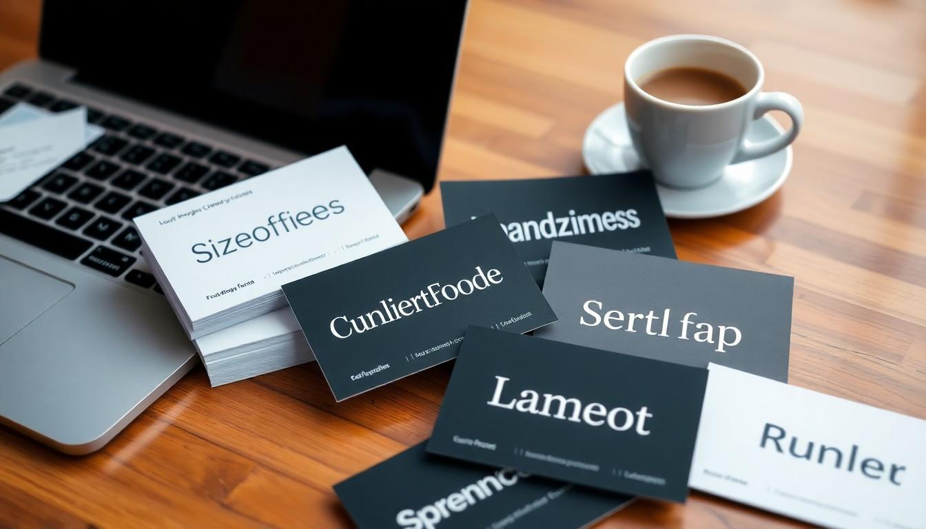 10 Best Fonts for Business Cards to Create a Lasting Impact