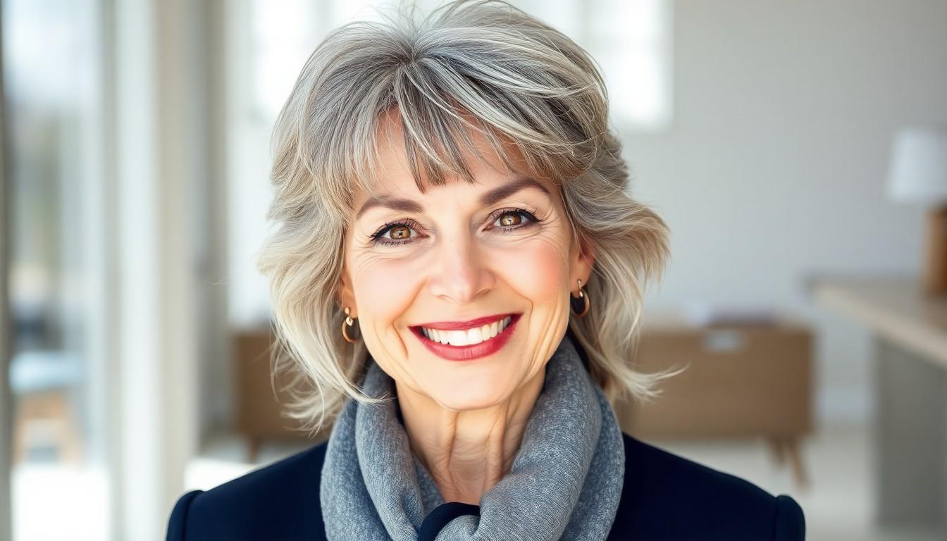 Stunning Gray Hair Styles for Over 60: Modern Looks to Embrace Your Silver Confidence 2 Stunning Gray Hair Styles for Over 60: Modern Looks to Embrace Your Silver Confidence 1