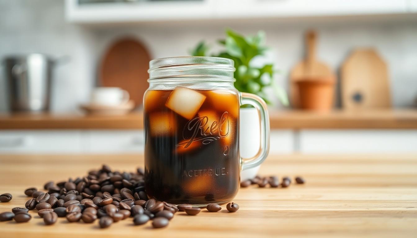 iced cold brew coffee - making cold brew coffee