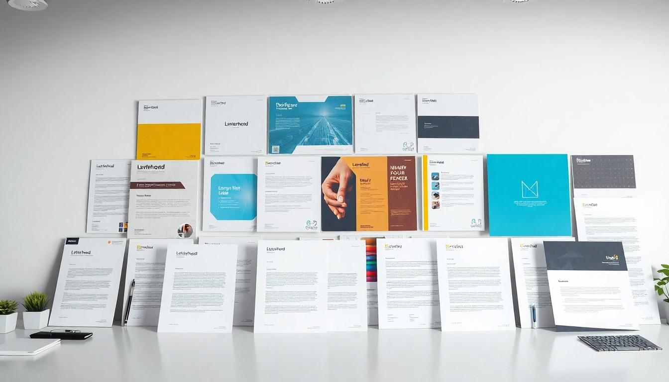 35 Letterhead and Stationary Designs for Print Inspiration