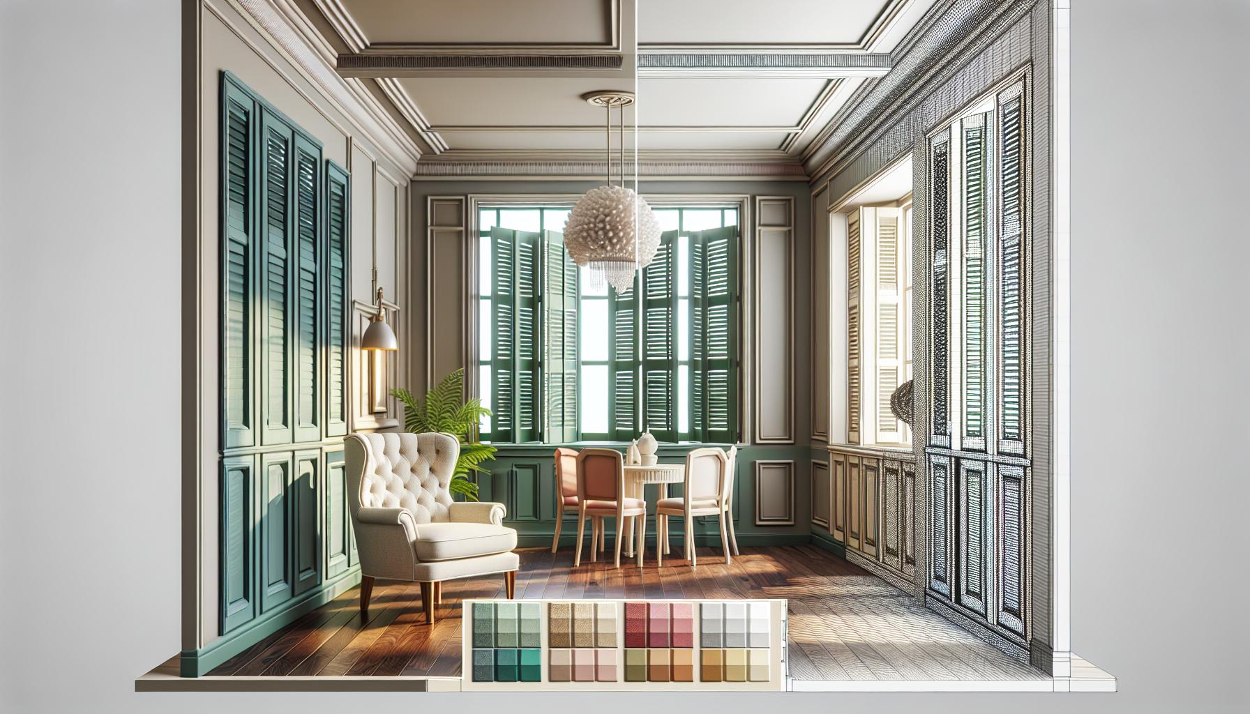 Custom-fit window shutters
