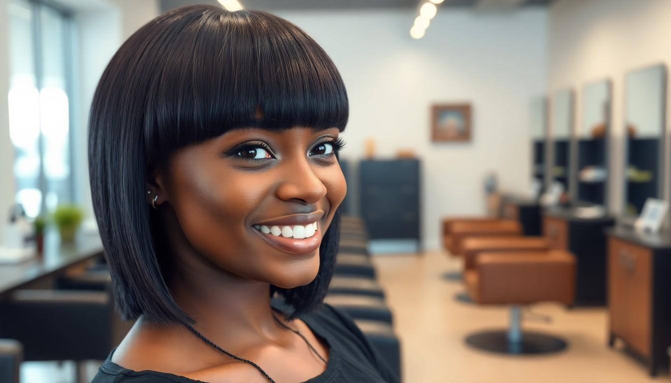 25 Stunning Black Hairstyles With Bangs: Fresh Ideas for Every Hair Texture & Face Shape 6 25 Stunning Black Hairstyles With Bangs: Fresh Ideas for Every Hair Texture & Face Shape 5