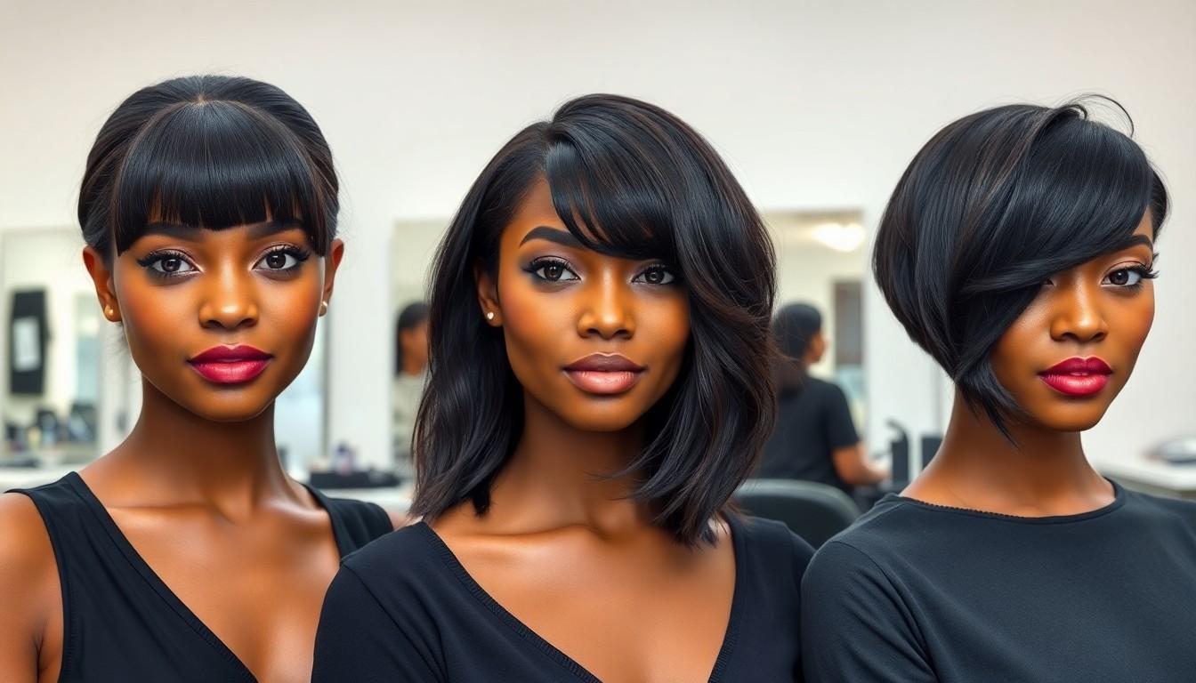 25 Stunning Black Hairstyles With Bangs: Fresh Ideas for Every Hair Texture & Face Shape 2 25 Stunning Black Hairstyles With Bangs: Fresh Ideas for Every Hair Texture & Face Shape 1