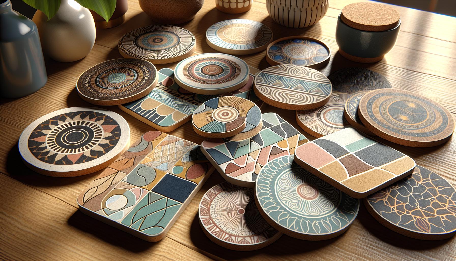 Beautiful Custom Drink Coasters