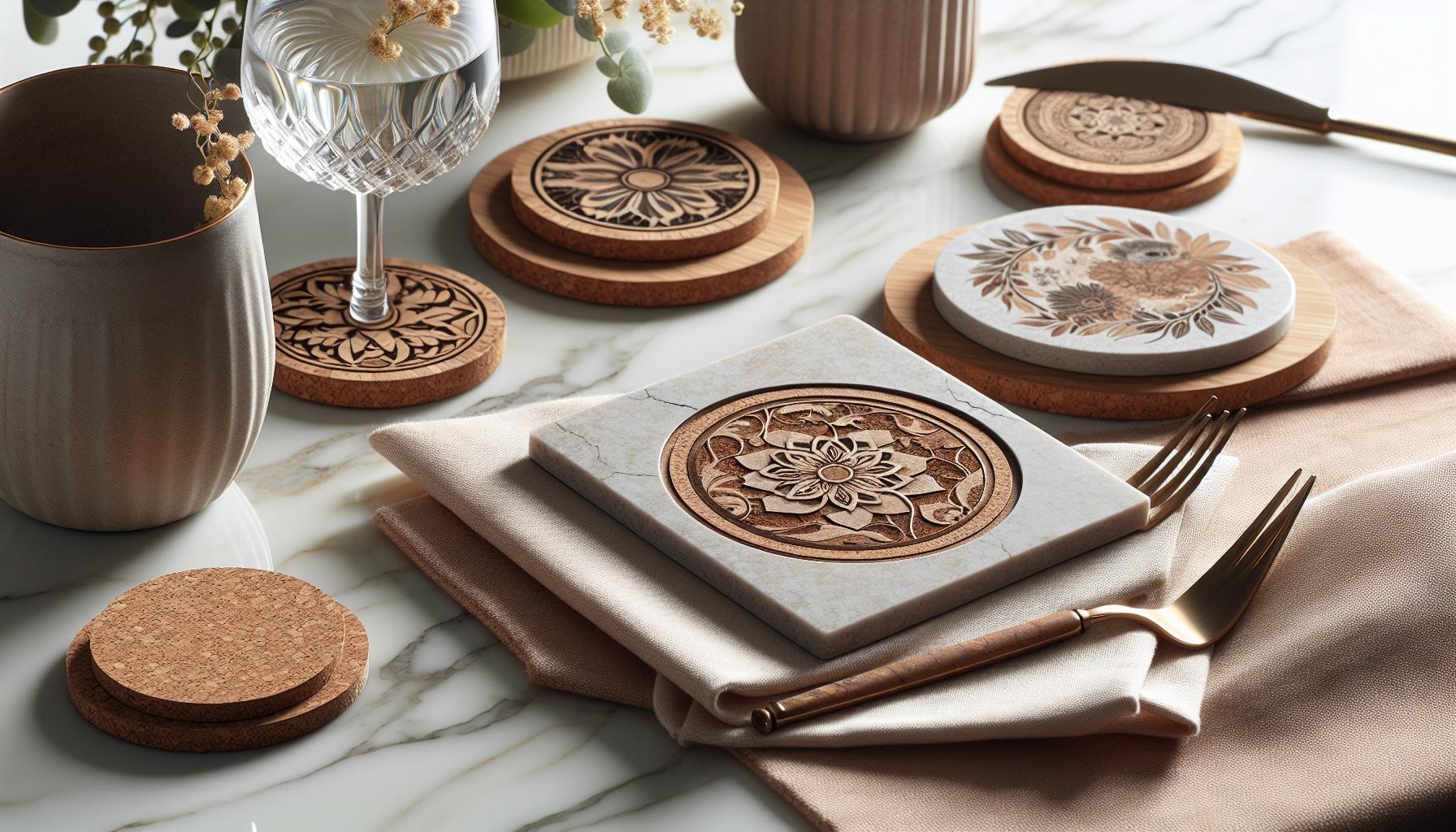 Beautiful Custom Drink Coasters