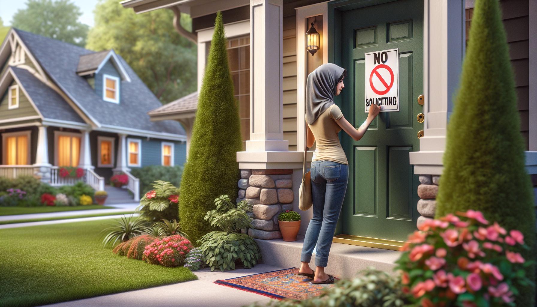 the guide to no soliciting signs and no soliciting meaning