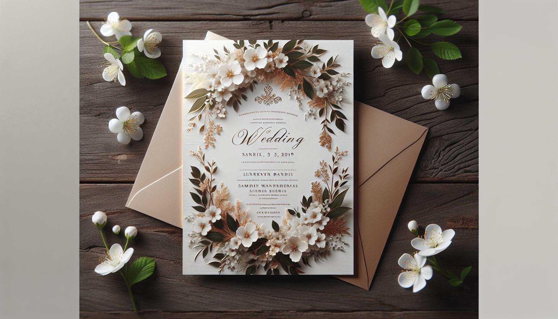 wedding postcard invites