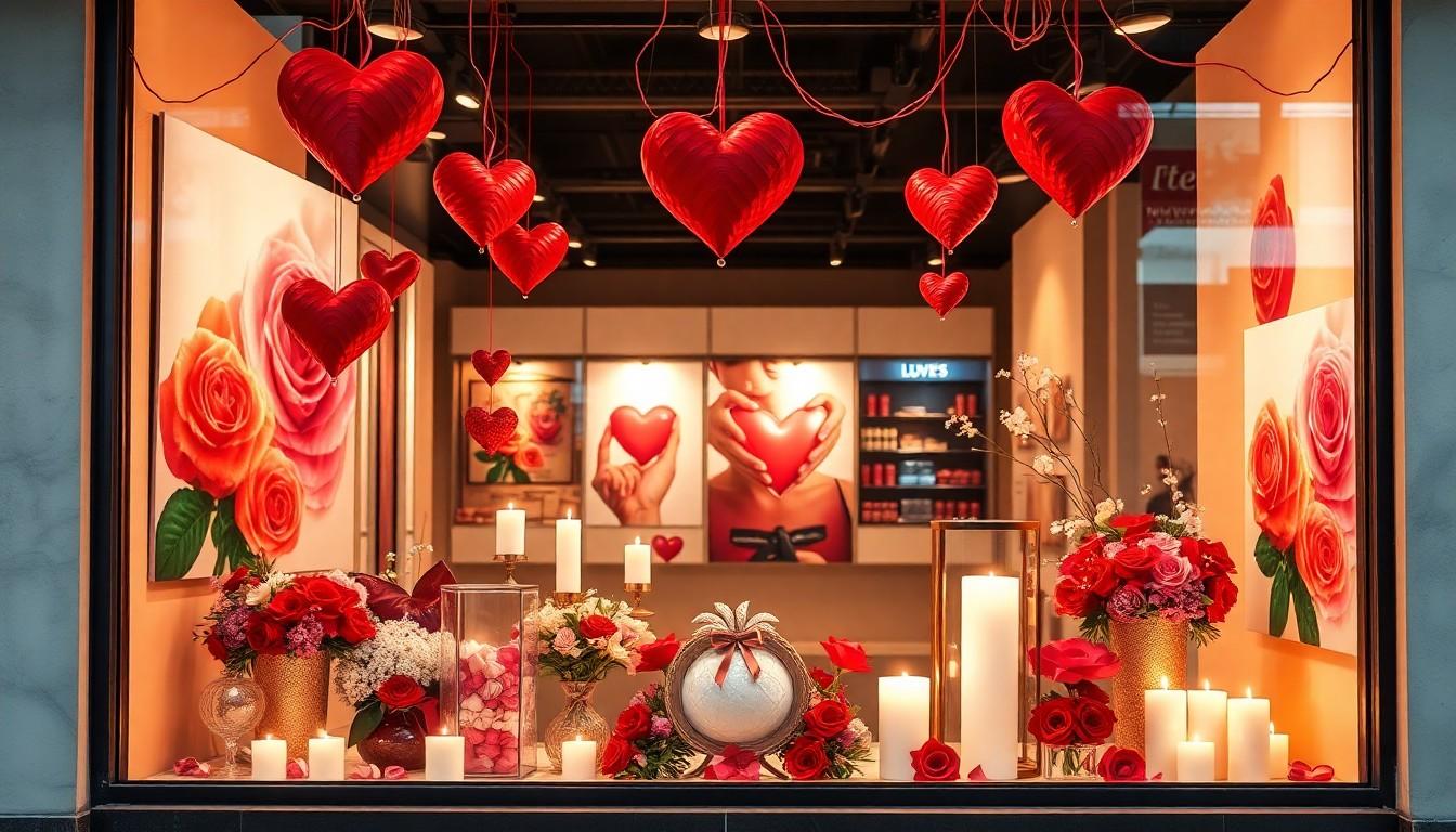 How to Rock Your Valentine's Day Window Display