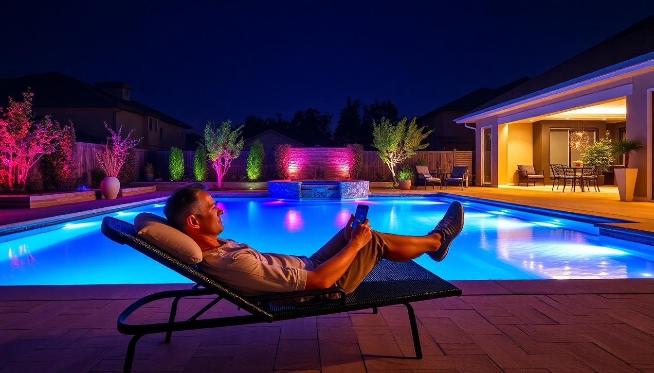 10 Stunning Pool Lighting Ideas to Transform Your Backyard into a Nighttime Oasis 6 10 Stunning Pool Lighting Ideas to Transform Your Backyard into a Nighttime Oasis 5