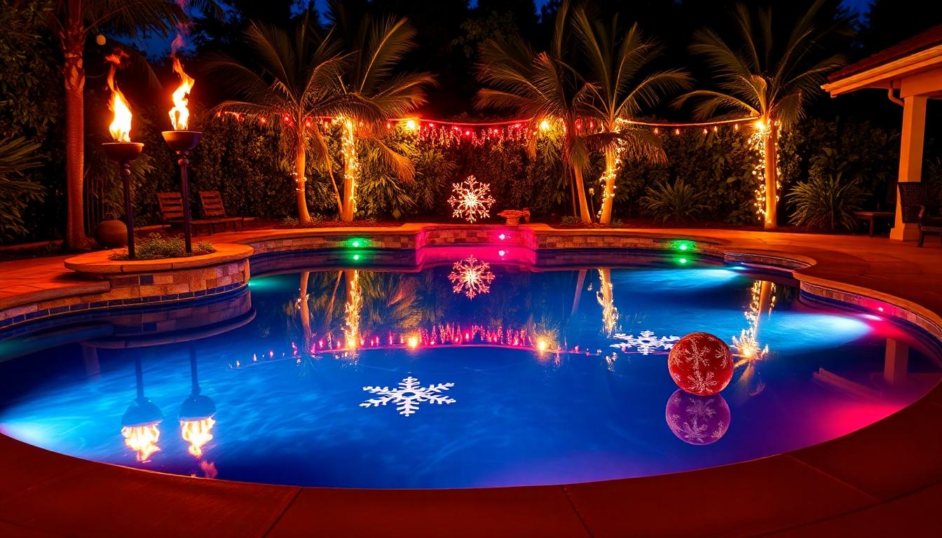 10 Stunning Pool Lighting Ideas to Transform Your Backyard into a Nighttime Oasis 14 10 Stunning Pool Lighting Ideas to Transform Your Backyard into a Nighttime Oasis 13