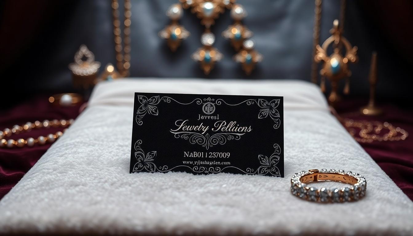 Jewelry Business Cards Ideas