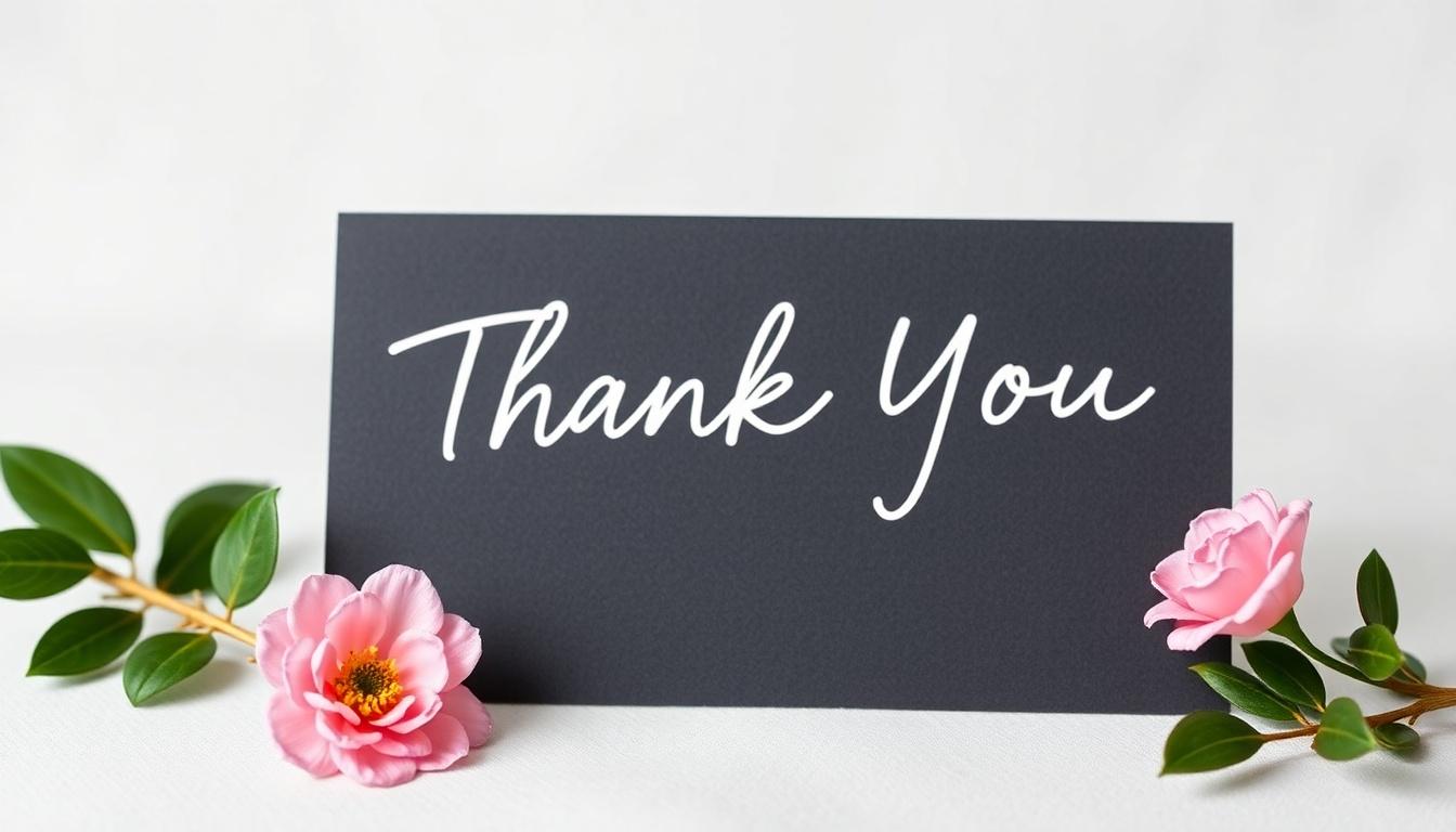  thank you card ideas, examples & inspiration