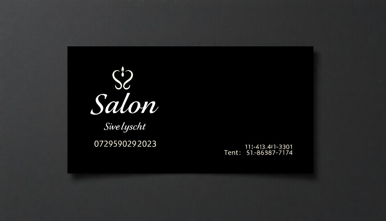 10 Beautiful Salon Business Cards